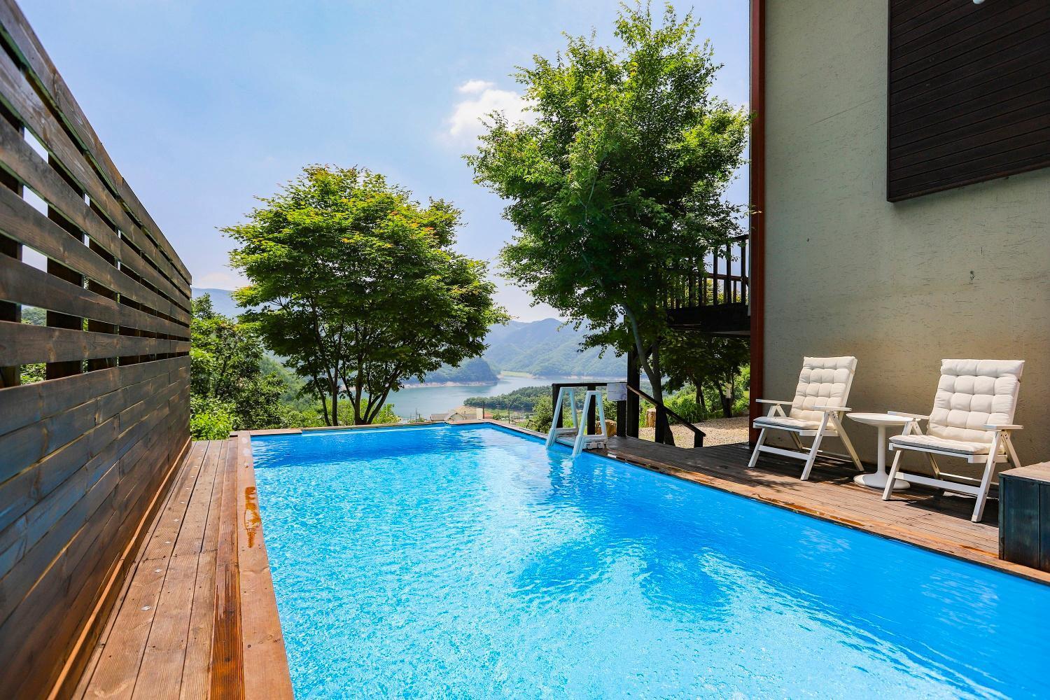 Penatess Pool Villa Chungju Exterior foto